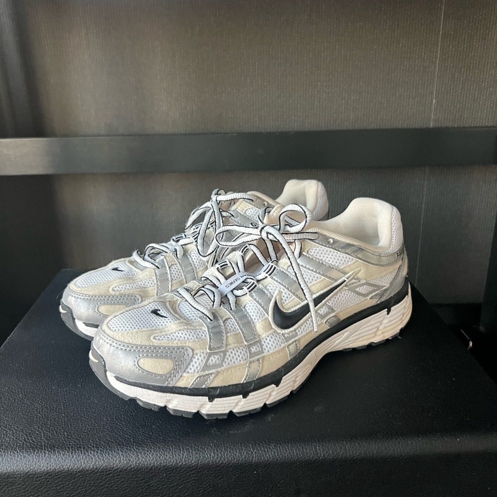 Nike Gray and White Sneakers